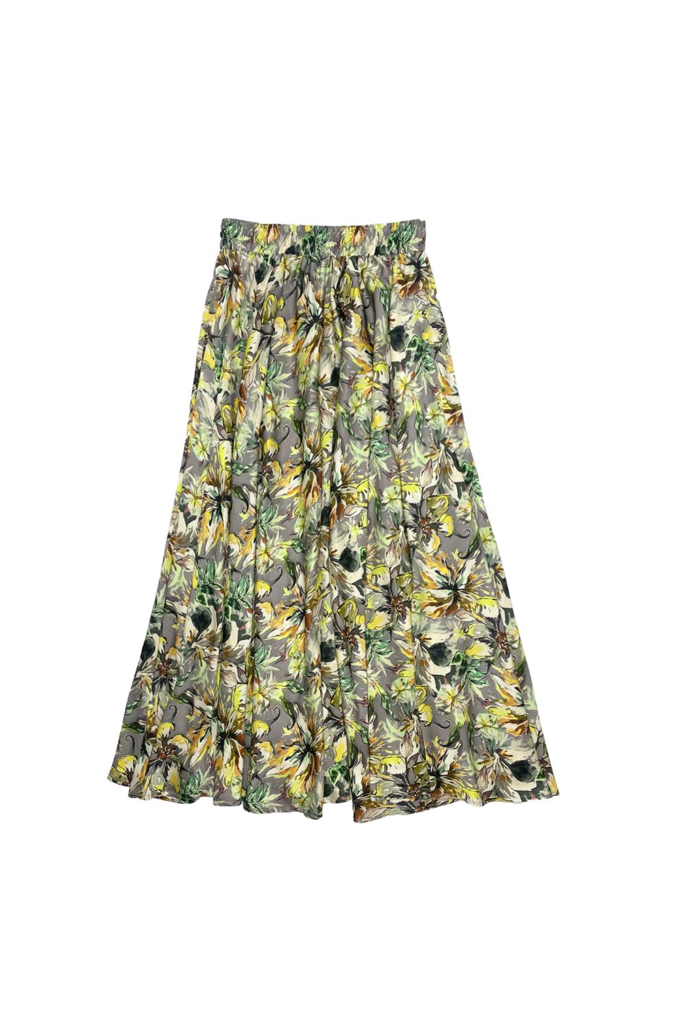 ZAIKAMOYA KLARA DRAWSTRING PAISLEY SKIRT main image 1