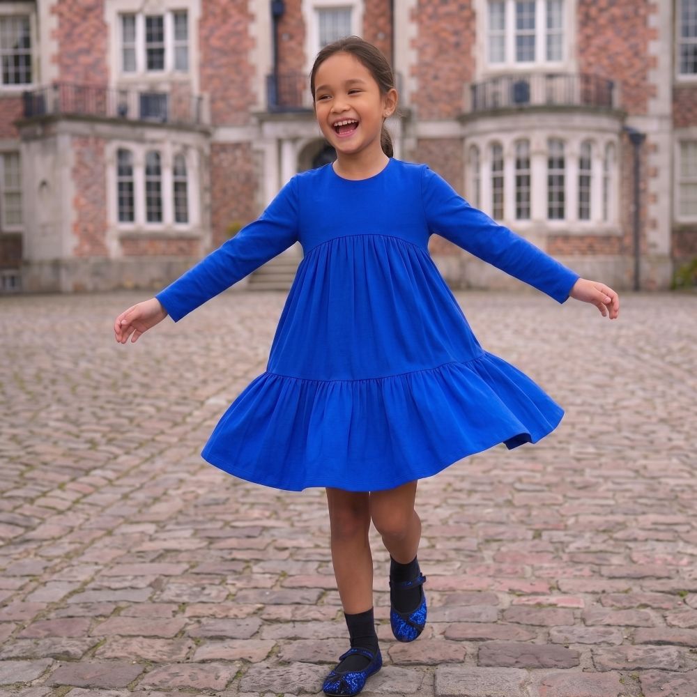BOPOP Queen Blue Dress – B'Dazzle