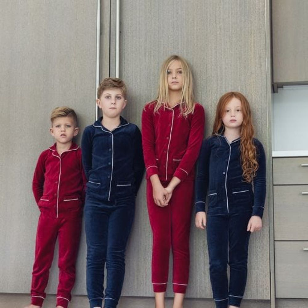 Velour Grandpa Pajamas – B&rsquo;Dazzle