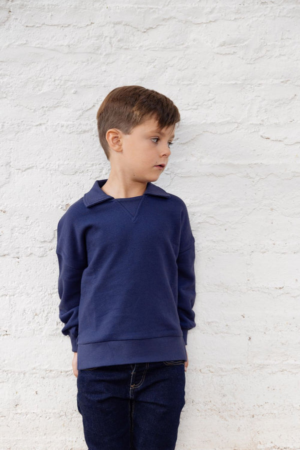 FARREN & ME <BR> Polo Sweatshirt