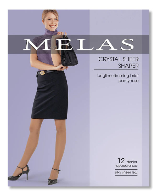 Melas Crystal Sheer Shaper Pantyhose