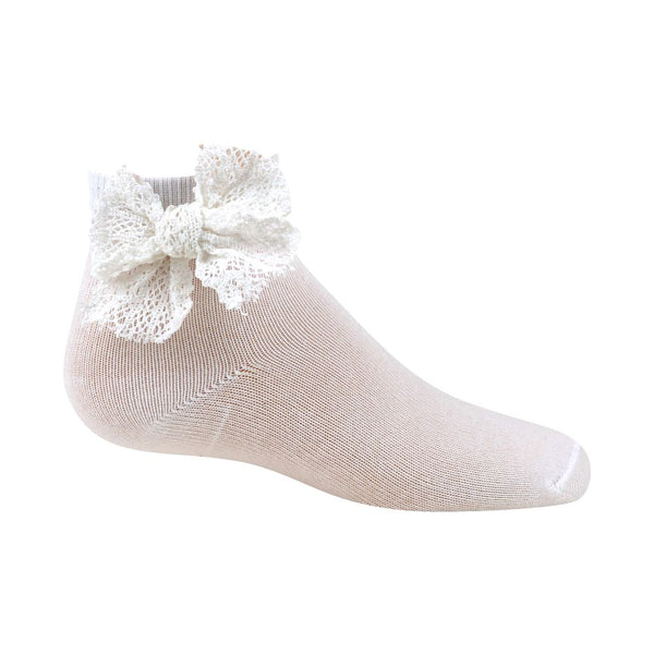 Lace Bow Ankle Sock