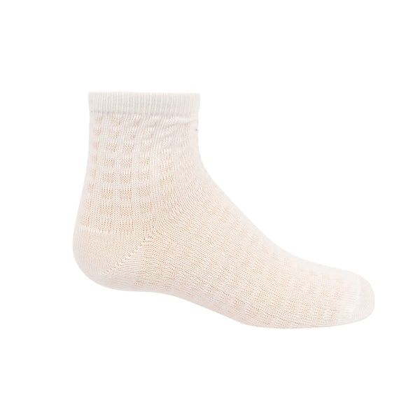 ZUBII <br> Weave Texture Ankle Sock