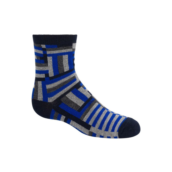 ZUBII <br> Mixed Pattern Crew Sock