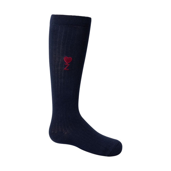 ZUBII <BR> Heart Z Knee Sock