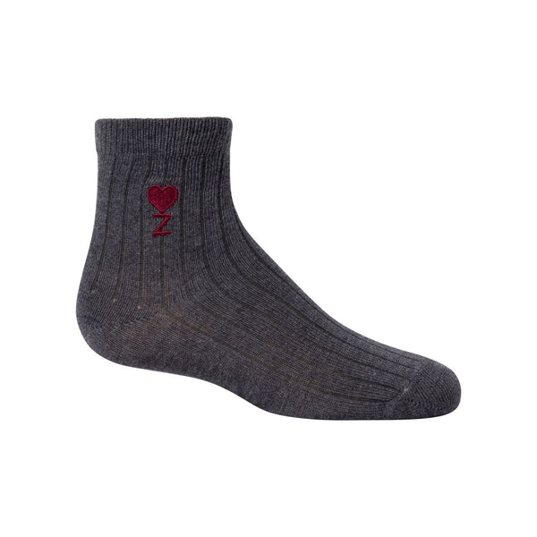 ZUBII <BR> Heart Z Ankle Sock