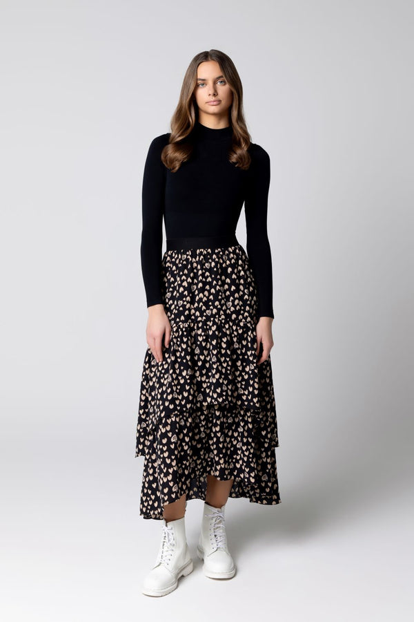 ELLE OH ELLE <BR> Layered Skirt