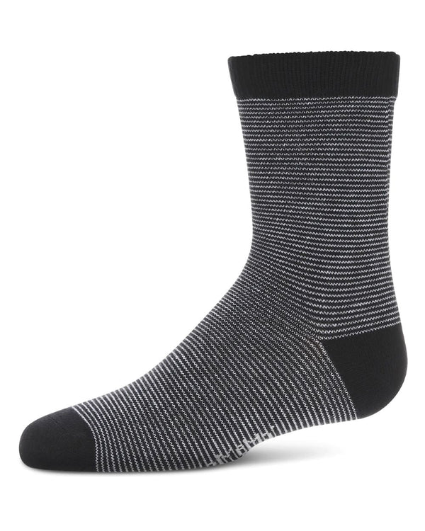 Horizontal Stripe Crew Socks