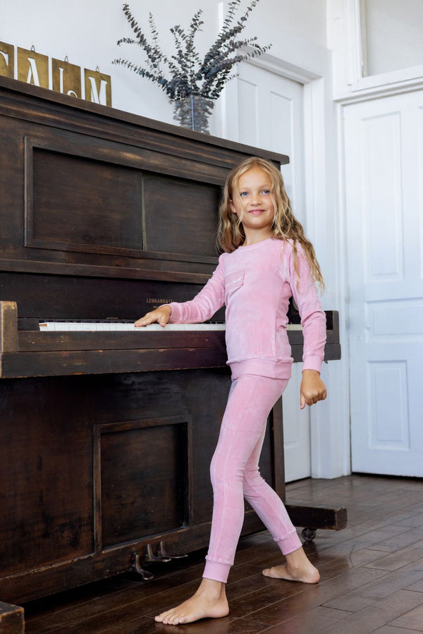 NOGGI <BR> Velour Patch Loungewear Set