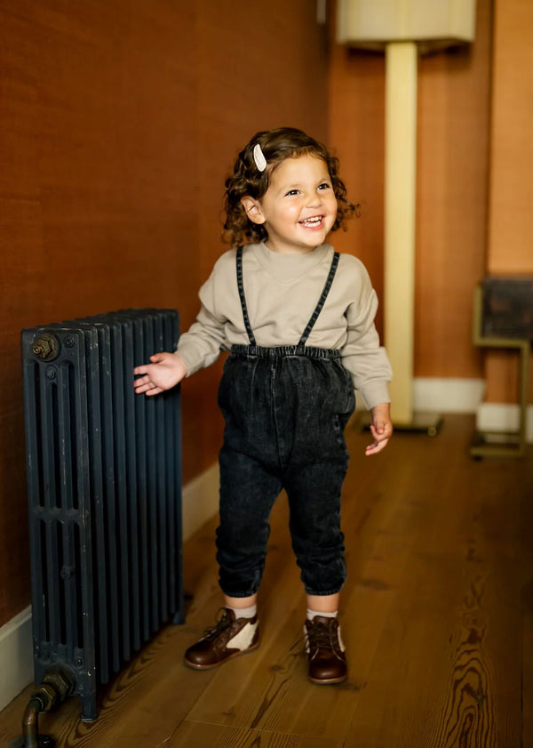 ANALOGIE <BR> Bubble Suspender Pants
