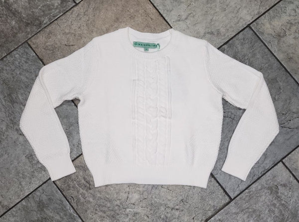Cabled Crew Sweater