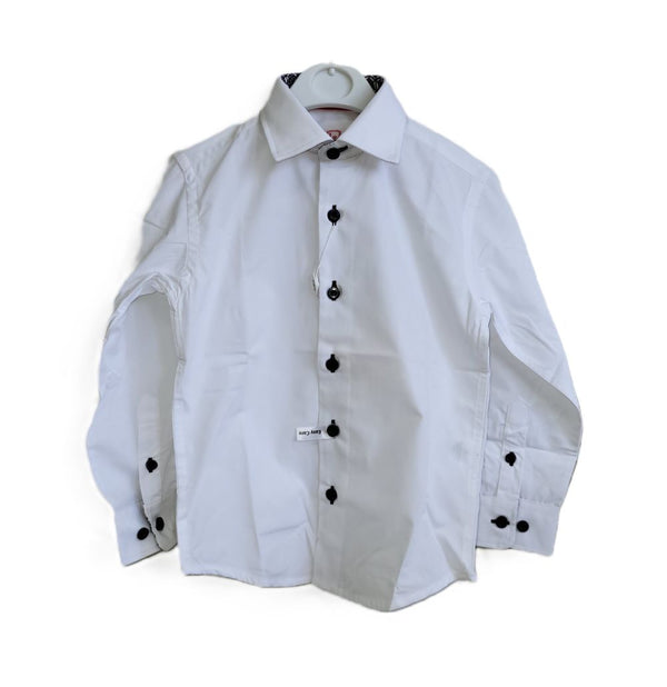 LS Contrast Dress Shirt (Colored Buttons)