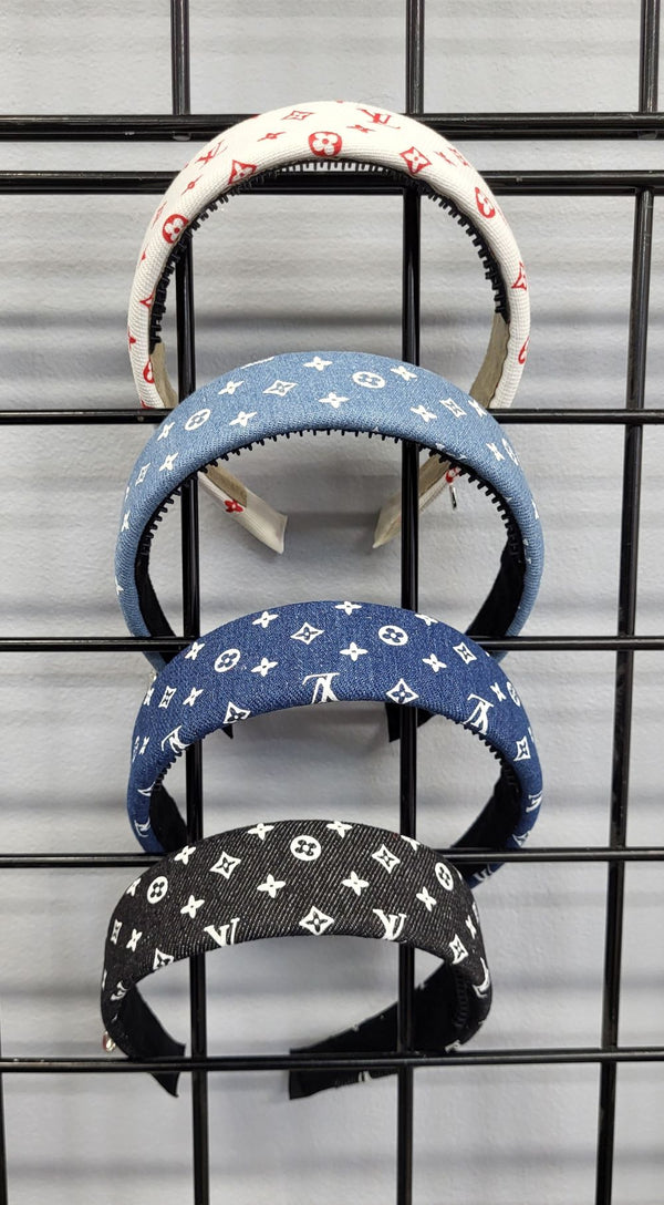 Denim Louis Vuitton Headband