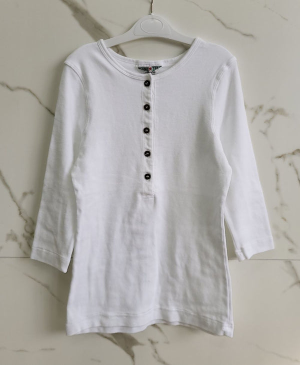 3/4 Sleeve Henley Tee