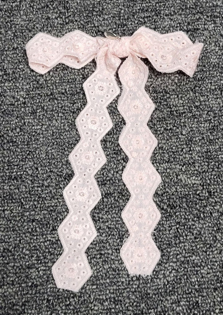 Ric Rac Eyelet Bow Clip – B'Dazzle