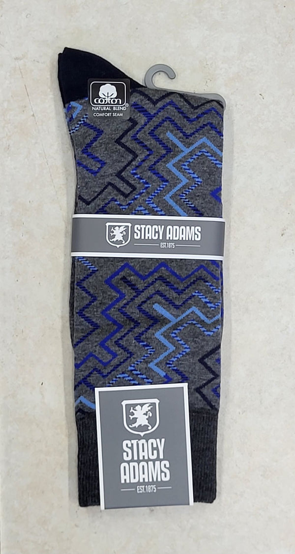 STACY ADAMS <BR> Men's Maze Crew Sock (329)