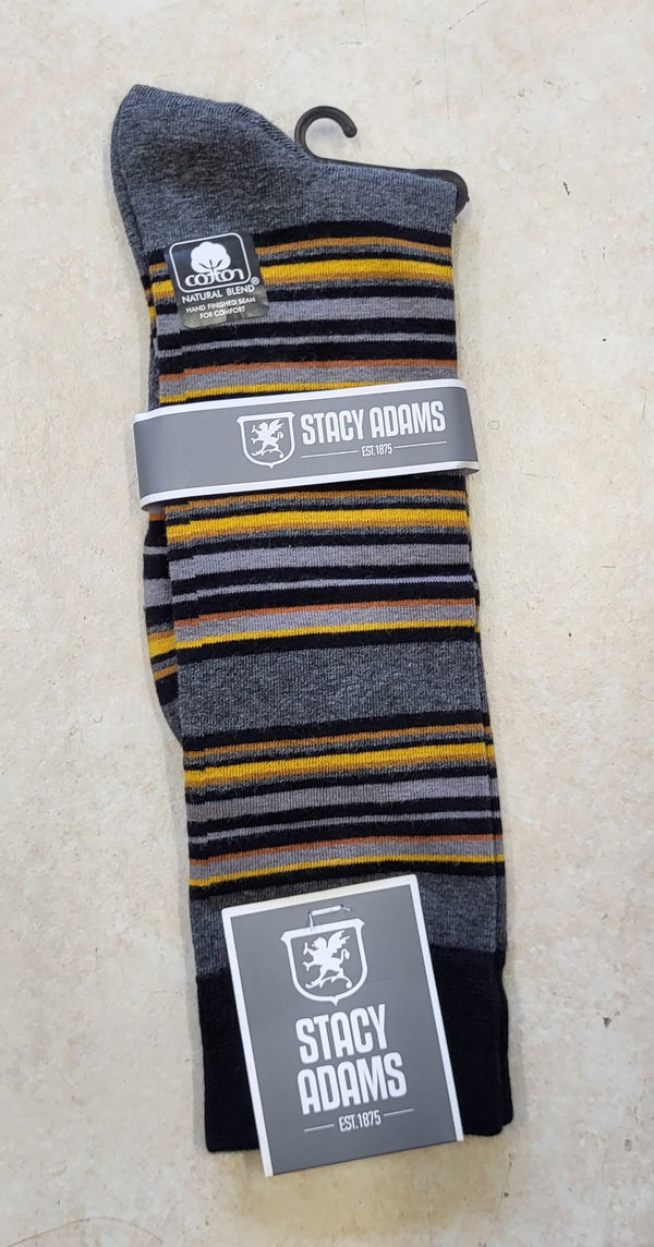 Men's Mixed Stripe Crew Sock