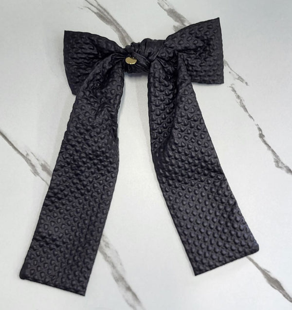 Designed Leather Bow