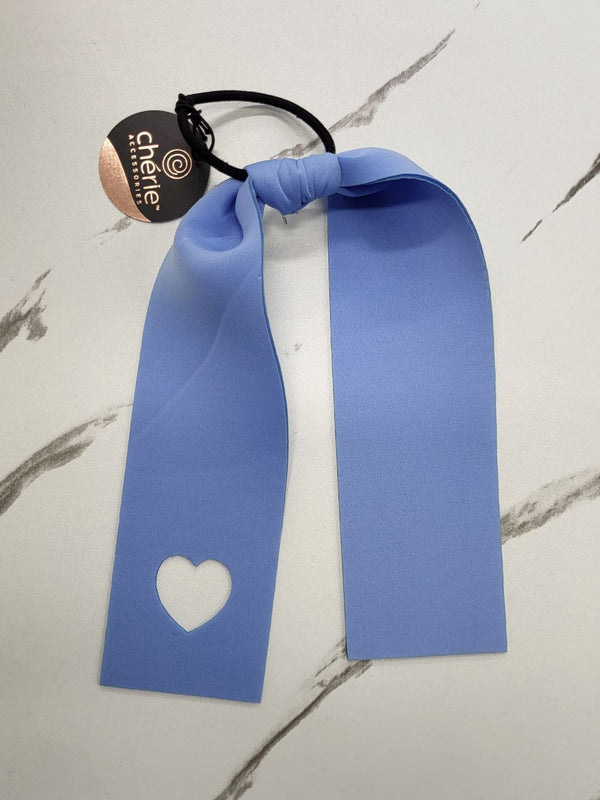 Heart Cut Out Pony Ties