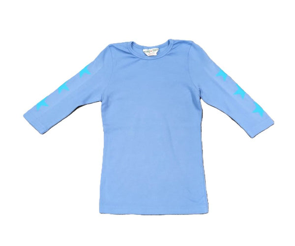 Solid Neon Star 3/4 Sleeve Tee (Ladies)