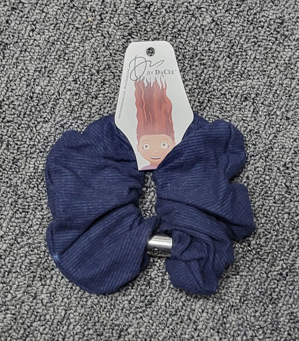 DACEE <br> Metal Barrel Ribbed Scrunchy