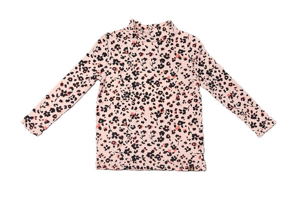 DEUX PAR DEUX <BR> Animal Flowers Mock Neck Top