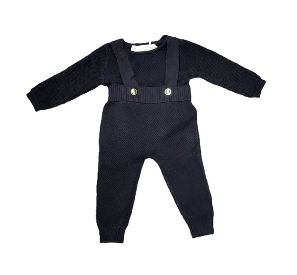 TEELA <br> Pebbles Long Baby Romper Set