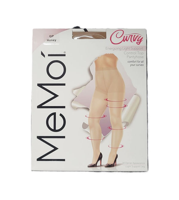 MEMOI <BR> Energizing Light Support Pantyhose (Control Top)