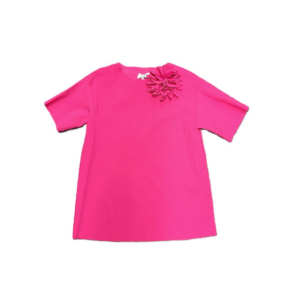 Il Gufo <BR> SS Shoulder Applique Dress