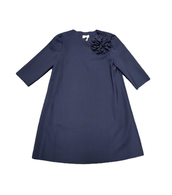 Il Gufo <BR> LS Shoulder Applique Dress