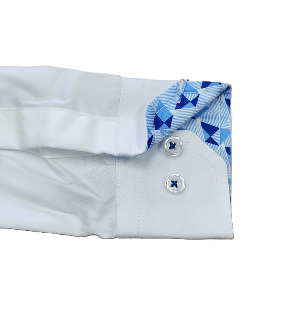 T.O. <br> LS Contrast Button Shirt (CS108)
