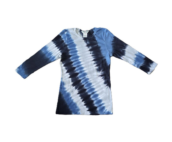 HARDTAIL <BR> Ladies 3/4 Sleeve Tee (Tie Dye)