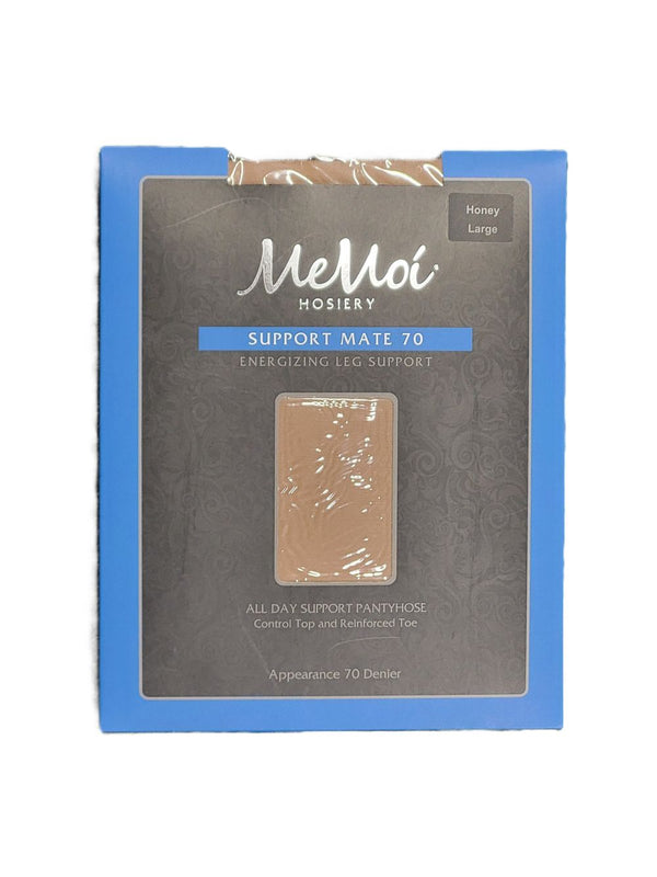MEMOI <BR> Support Mate 70 Denier Control Top Pantyhose