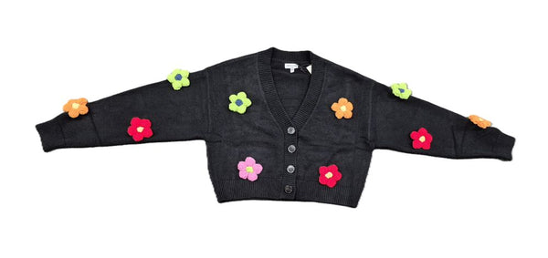 NONAME <BR> Flower Cardigan