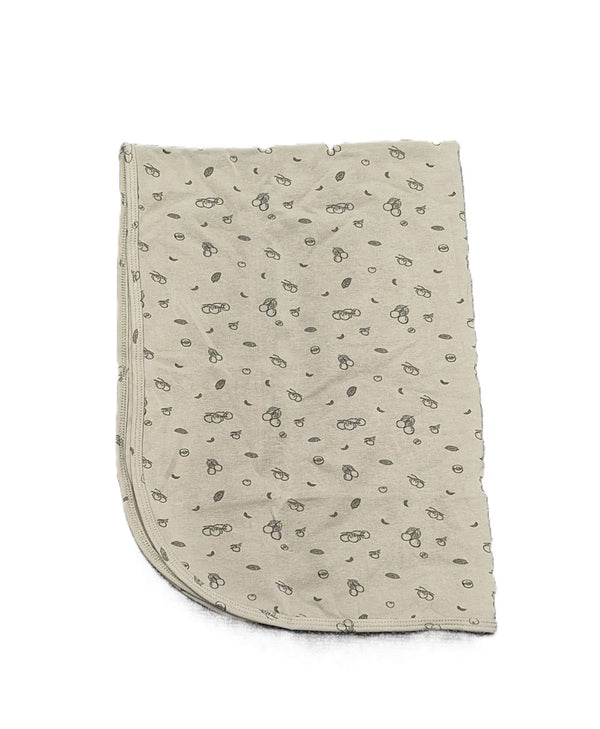 CUDDLE & COO <BR> Olive Print Blanket