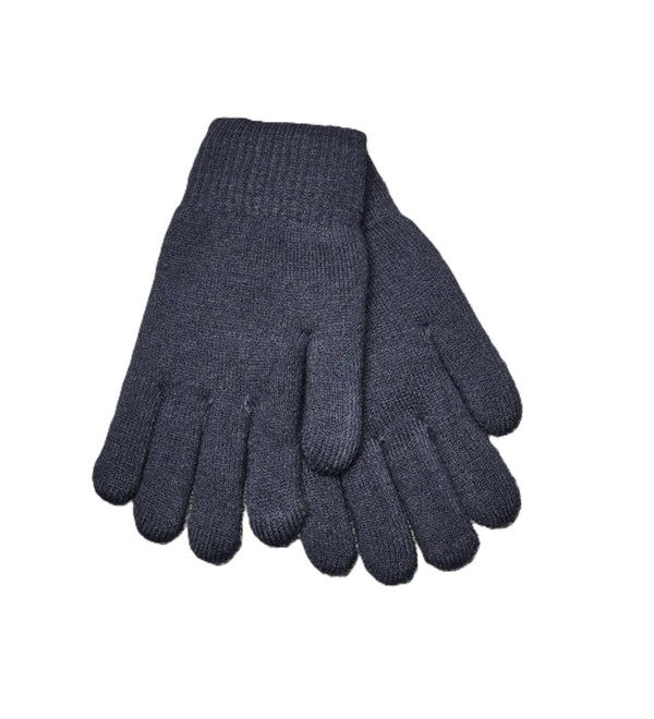 DACEE <BR> Solid Ribbed Gloves