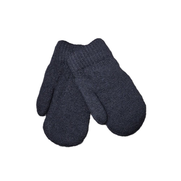 DACEE <BR> Solid Ribbed Mittens