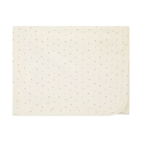 NOGGI <BR> Dot Pattern Velour Wrap Blanket
