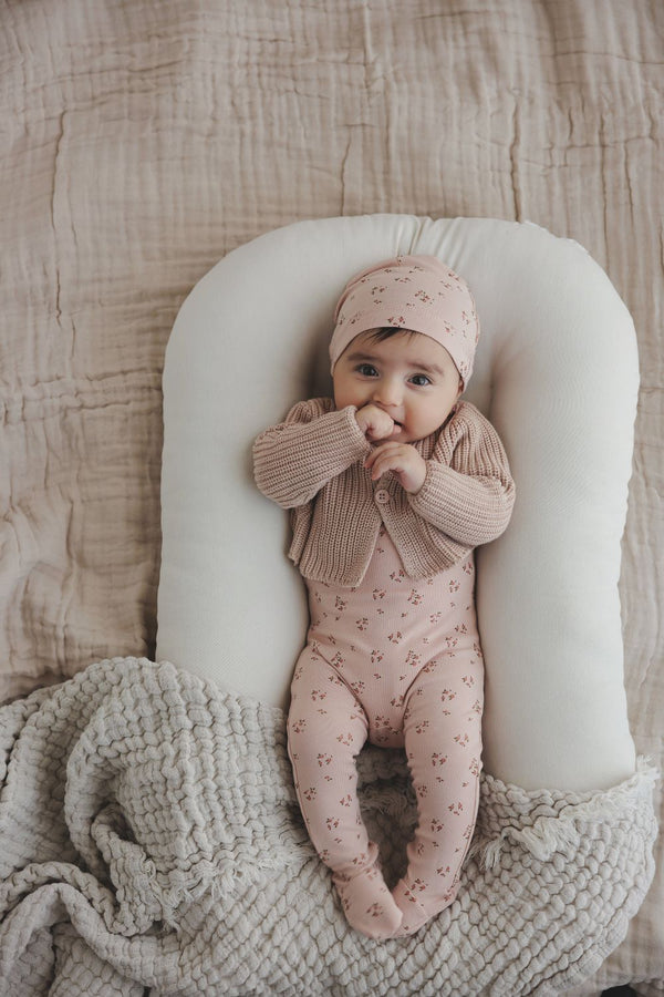 LILETTE <BR> Dainty Floral Footie Set