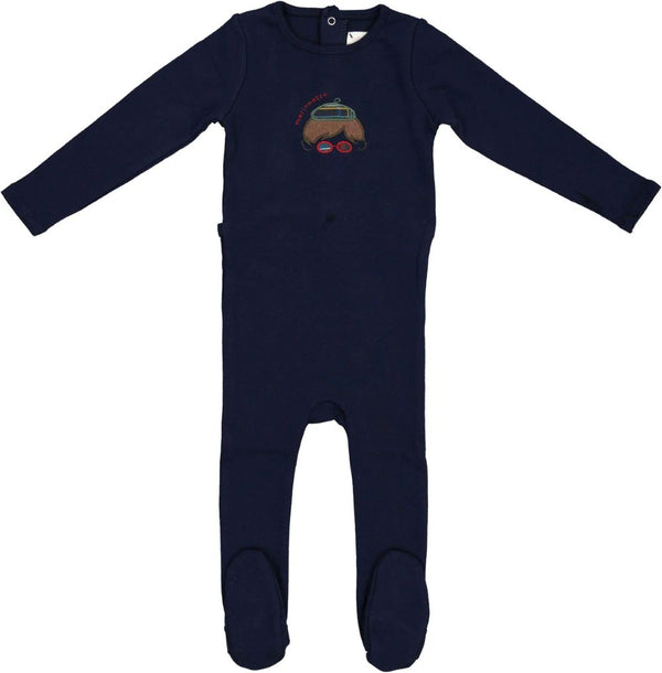 ANALOGIE <BR> Plaid Footie