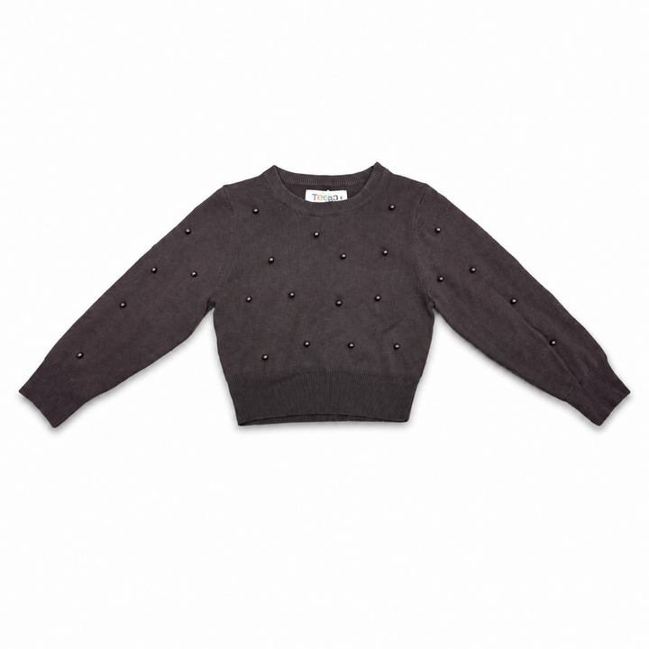TEELA Stud Knit Top – B'Dazzle