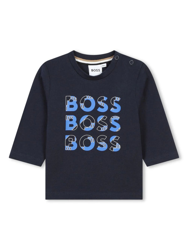 BOSS <br> Multi Logo Printed Tee