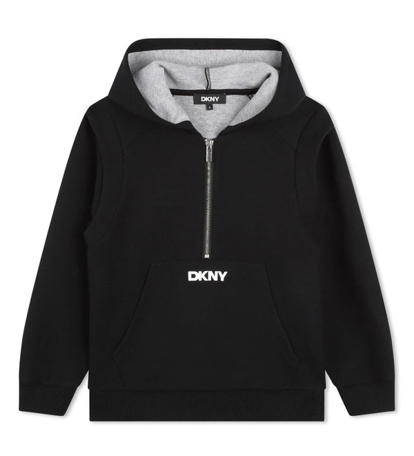 DKNY <br> Double Jersey Hooded Sweatshirt