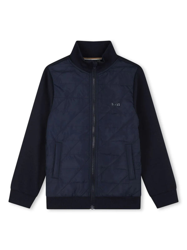 BOSS <br> Mini Me Quilted Zip-Up Jacket