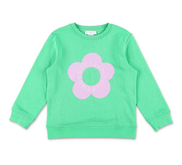 STELLA MCCARTNEY <br> Flower Logo Disk Sweatshirt