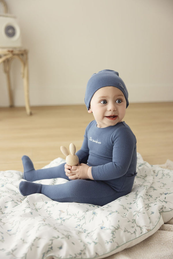 LILETTE <BR> Cotton Word Footie Set