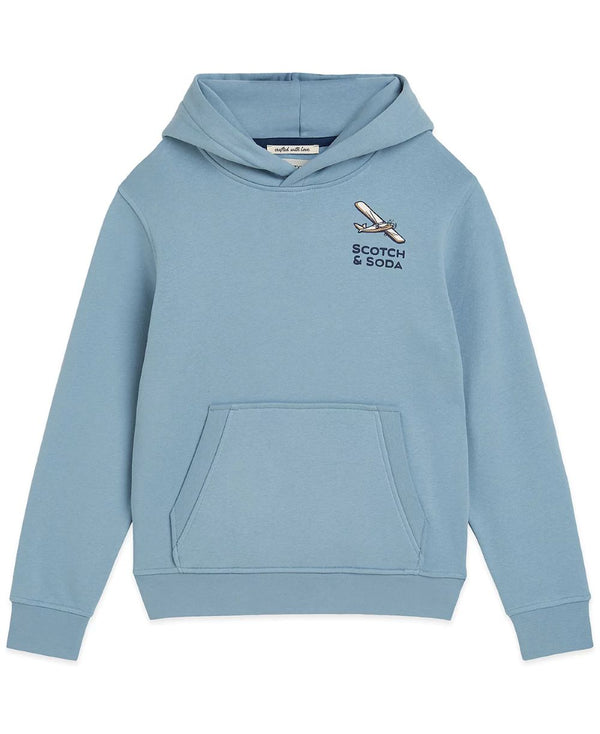 SCOTCH & SODA <BR> Graphic Fleece Hoodie