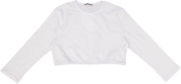 Teens/Ladies 3/4 Sleeve Crop Cotton Shell