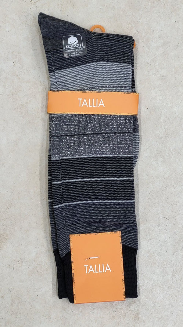 Men's Metallic Stripe Crew Sock