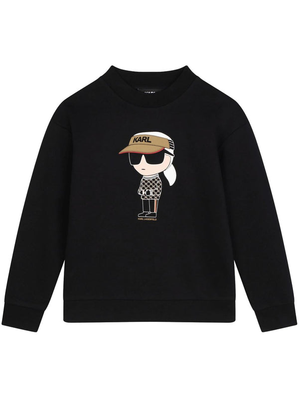 KARL LAGERFELD <BR> IKONIC Illustration Sweatshirt